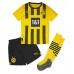 Cheap Borussia Dortmund Nico Schulz #14 Home Football Kit Children 2022-23 Short Sleeve (+ pants)